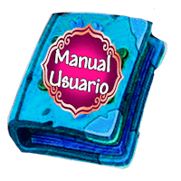 a blue book with the words manual uaraio on it