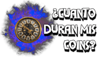 a clock with the words icanto duran mis coins?