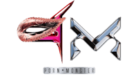 the logo for 4 m porn monster